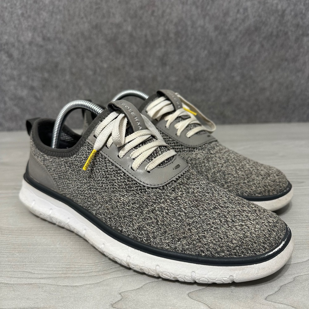 Cole Haan Generation Zerogrand Stitchlite Mens 9 Gray Sneakers C31405 Knit Shoes